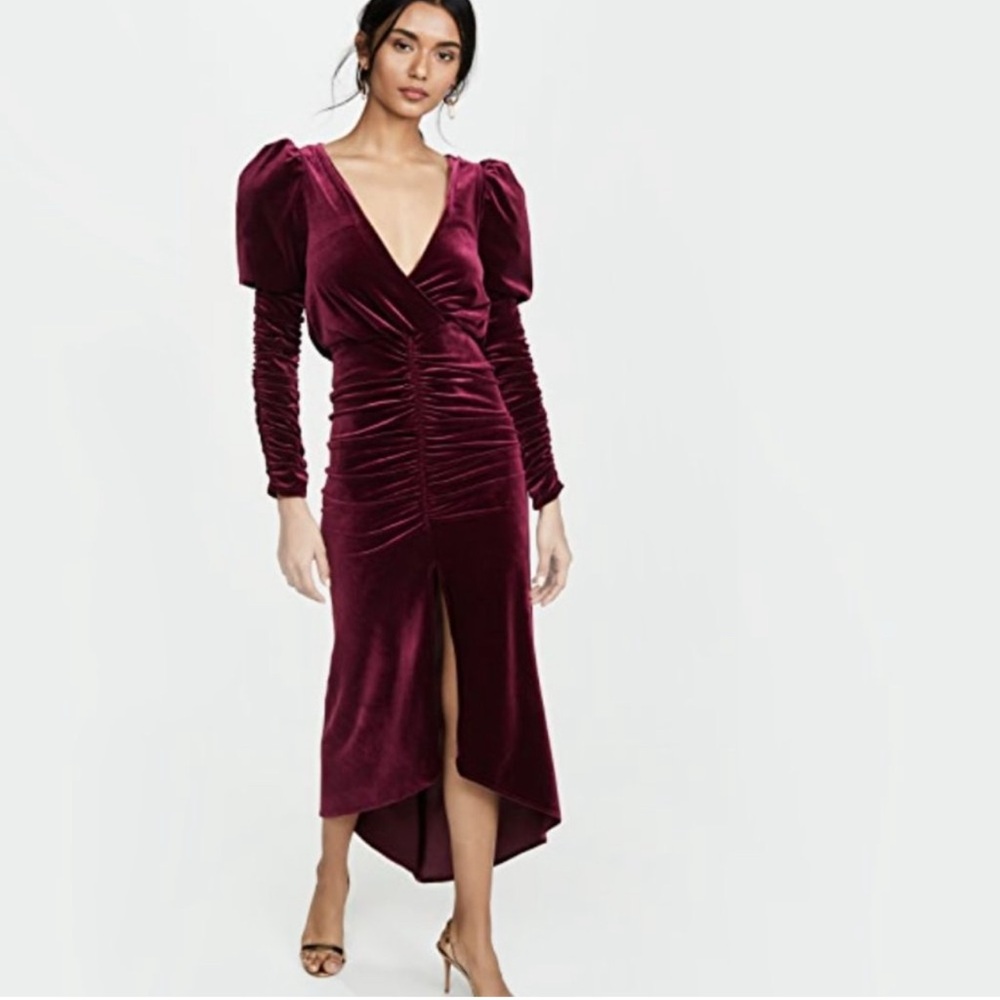 Torn by Robby Kobo velvet dress